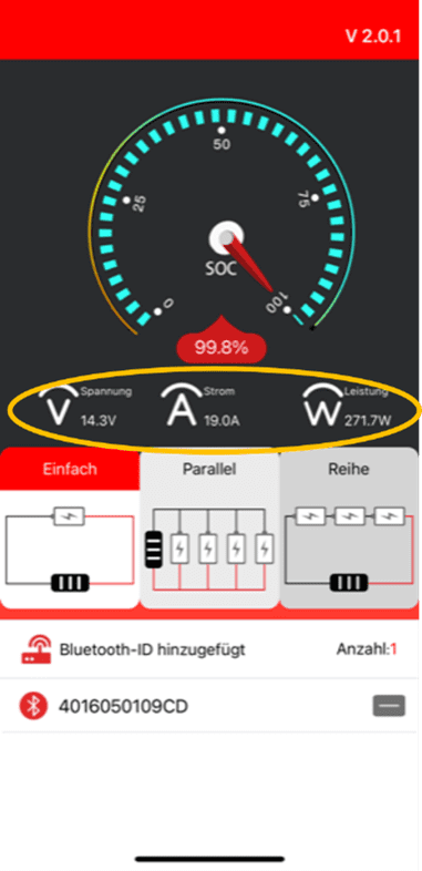 Ladebooster Kontroll App